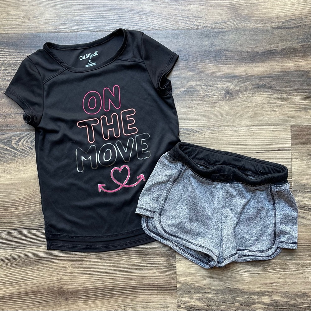 Cat & Jack Athletic Set “On the Move” 3T